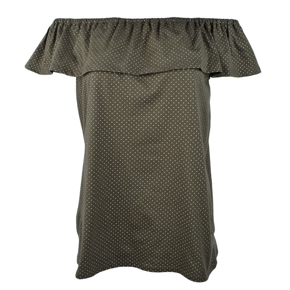 NWT Michael Kors Women's Off-The-Shoulders Flounce Top-I-S $64